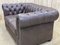 Vintage Brown Leather 2 -Seater Chesterfield Sofa, 1980s, Image 11