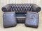 Vintage Brown Leather 2 -Seater Chesterfield Sofa, 1980s, Image 4