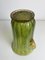 Vaso vintage in vetro di Murano verde e giallo di Maestro Silvano Signoretto, Immagine 8