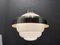 Large Mid-Century Opaline Glass Light Pendant, Image 5