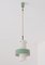 Mid-Century Italian Pendant Lamp in Opaline Glass by Stilnovo, 1950s 1