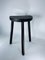 Tabouret Tripode Vintage en Bois, France 7