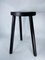 Tabouret Tripode Vintage en Bois, France 3