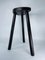 Vintage French Wooden Tripod Stool, Image 2