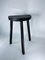 Tabouret Tripode Vintage en Bois, France 8