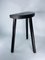 Vintage French Wooden Tripod Stool 6