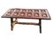 Mid-Century Spanish Colonial Table in Wood with Hand Carved Cuarterones, Image 2