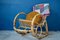 Rocking Chair Vintage en Rotin 3