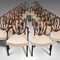 Antique English Dining Chairs, Set of 14 8