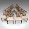 Antique English Dining Chairs, Set of 14 1