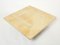 Large Beige Goatskin Parchment Brass Coffee Table from Aldo Tura, 1960s, Image 7