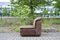 Vintage Modular Sofa in Brown Leather from Rolf Benz, 1970, Set of 4 7