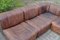 Vintage Modular Sofa in Brown Leather from Rolf Benz, 1970, Set of 4 22