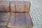 Vintage Modular Sofa in Brown Leather from Rolf Benz, 1970, Set of 4 28