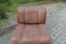 Modulares Vintage Sofa aus braunem Leder von Rolf Benz, 1970, 4er Set 9