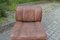Vintage Modular Sofa in Brown Leather from Rolf Benz, 1970, Set of 4 9