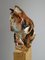 Wooden Cat Sculpture from Jurgen Lingl Rebetez, Image 8