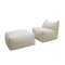 Le Bambole Lounge Chair with Footrest by Mario Bellini for B&B Italia, Set of 2, Image 2