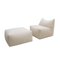 Le Bambole Lounge Chair with Footrest by Mario Bellini for B&B Italia, Set of 2 2