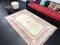 Tapis Oushak Artisanal en Laine Beige et Rose 7