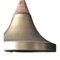 Bell Shaped Hanging Lamp in Brass 3