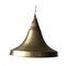 Lámpara colgante en forma de campana de latón, Imagen 1