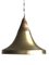 Bell Shaped Hanging Lamp in Brass 2