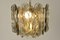 Large Austrian Pendant Light in Cast Glass from Kalmar, 1960 9