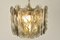 Large Austrian Pendant Light in Cast Glass from Kalmar, 1960 5