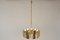 Large Austrian Chandelier in Goldplating from Lobmeyr, 1960 12