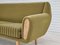 Dänisches 3-Sitzer Sofa aus grünem Eichenholz, 1970er 7