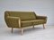 Dänisches 3-Sitzer Sofa aus grünem Eichenholz, 1970er 2