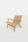 1st Edition CH25 Chair by Hans J. Wegner for Carl Hansen & Son, 1950s, Image 1