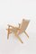 Sedia CH25 prima edizione di Hans J. Wegner per Carl Hansen & Son, anni '50, Immagine 3