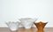 Gilded Bowls in White Porcelain by Violise Lunn for Royal Copenhagen, Set of 3, Image 4