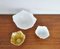 Gilded Bowls in White Porcelain by Violise Lunn for Royal Copenhagen, Set of 3 9