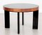 Italian Art Deco Style Coffee Table in Wood with Glass Top, 1970s, Image 10