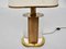 Solid Acrylic Glass and Brass Table Lamp by Gabriella Crespi for Atelier Crespi, Italy, 1970s, Image 4