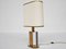 Solid Acrylic Glass and Brass Table Lamp by Gabriella Crespi for Atelier Crespi, Italy, 1970s, Image 2