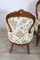 Mobilier de Salon Antique en Noyer, 1845, Set de 4 8