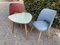3 Series Cocktail Chairs and Kidney Table Set, 1950s, Set of 3, Image 2
