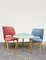 3 Series Cocktail Chairs and Kidney Table Set, 1950s, Set of 3, Image 10
