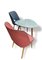 3 Series Cocktail Chairs and Kidney Table Set, 1950s, Set of 3, Image 19