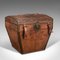 Victorian French Leather and Brass Travel Case, 1850s, Image 1