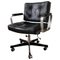 Vintage Office Chair in Aluminum and Leather by Karl Ekselius for Joc Vetlanda, Image 1