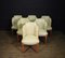 Art Deco Esstisch und Stühle aus Ahornwurzelholz von Epstein, 7er Set 6