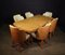 Art Deco Burr Maple Dining Table and Chairs Cloud by Epstein, Set of 7 12