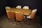 Art Deco Burr Maple Dining Table and Chairs Cloud by Epstein, Set of 7 9