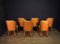 Art Deco Burr Maple Dining Table and Chairs Cloud by Epstein, Set of 7 11