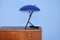 Dutch Blue Desk Lamp, 1960s 1